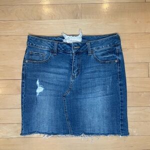 Alter’d State Blue Denim Skirt. Size small.